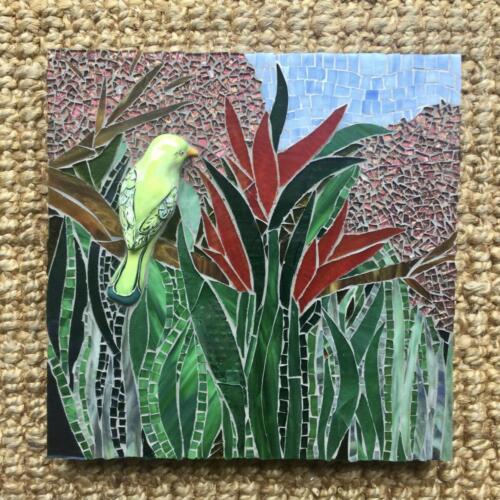 Greenbird mosaic